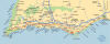 Algarve Beach Map