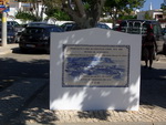 Luz town plaque